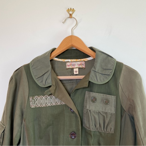 Burning Torch Army Style Jacket - Picture 2 of 9